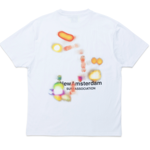 New Amsterdam Surf Association  Night Lights Tee White