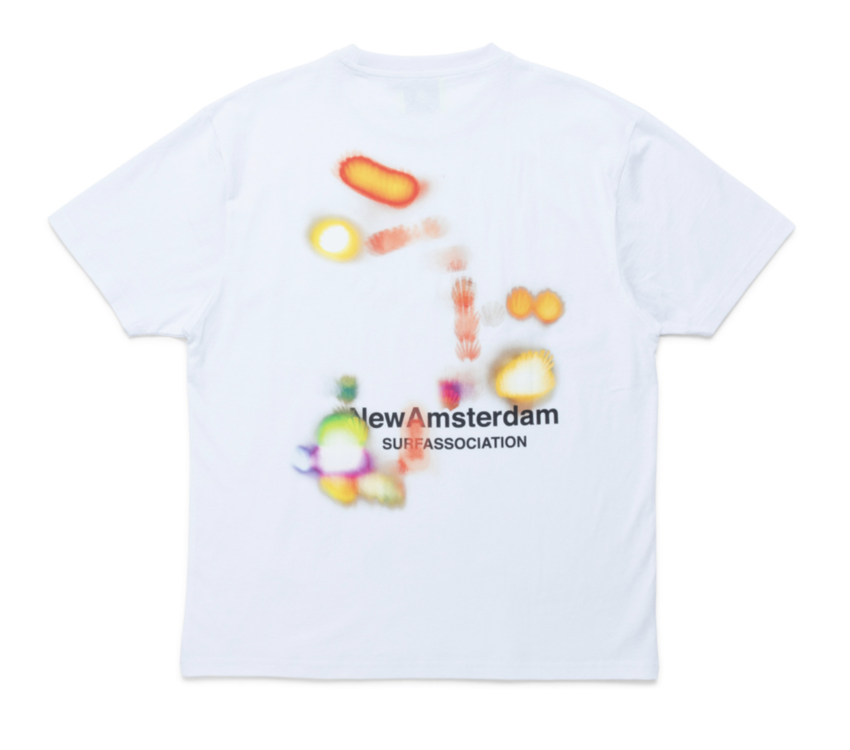 New Amsterdam Surf Association  Night Lights Tee White