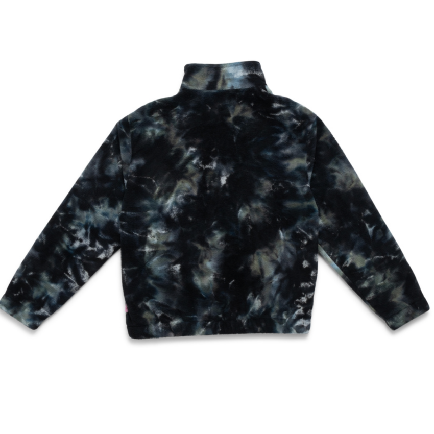 New Amsterdam Surf Association  Half Zip Oyster Tie Dye