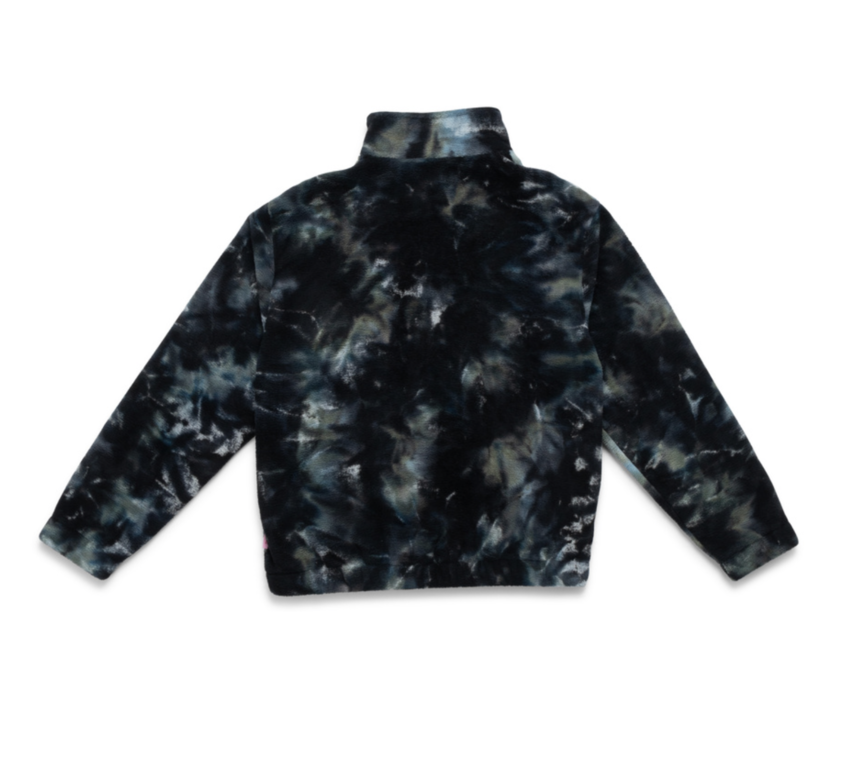 New Amsterdam Surf Association  Half Zip Oyster Tie Dye