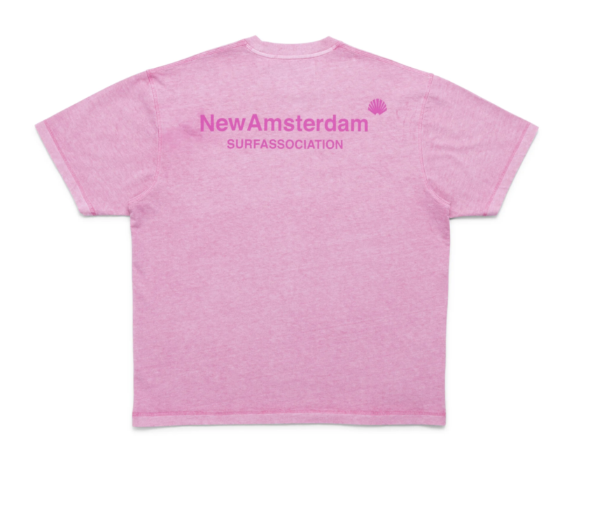 New Amsterdam Surf Association  Logo Tee Rosebloom