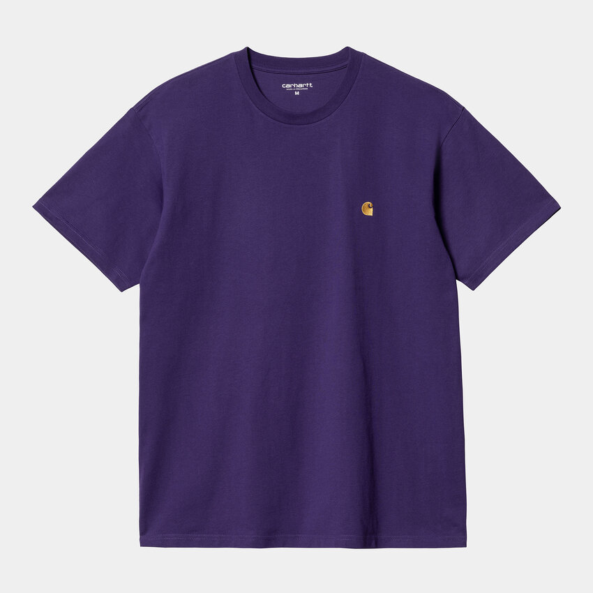 Carhartt WIP S/S Chase T-Shirt Tyrian/Gold