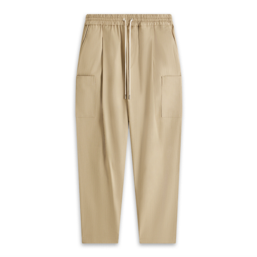 Drôle de Monsieur Cropped Cargo Pants Dark Beige