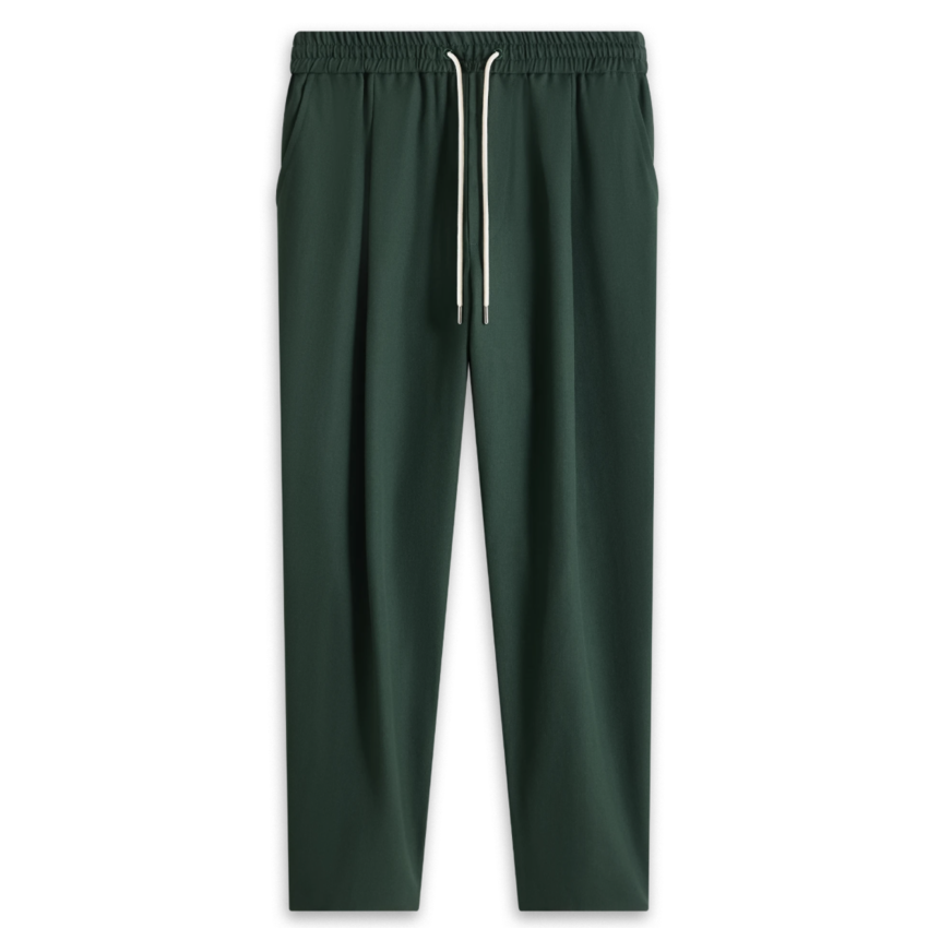 Drôle de Monsieur Cropped Pants Forest Green