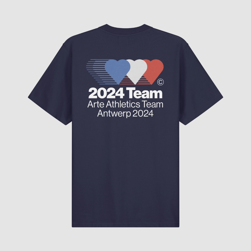 ARTE Antwerp Teo Back Team Tee Navy