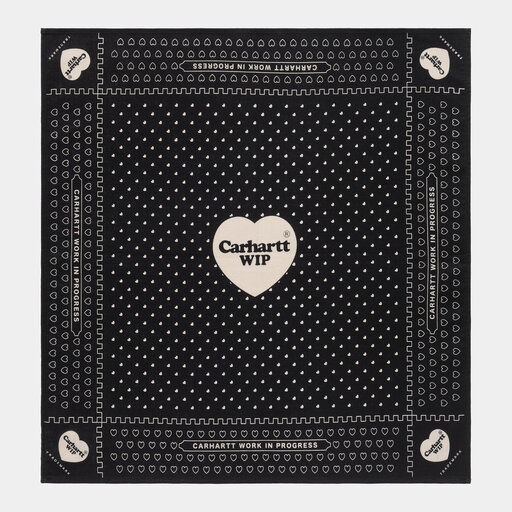 Carhartt WIP Heart Bandana Print Black