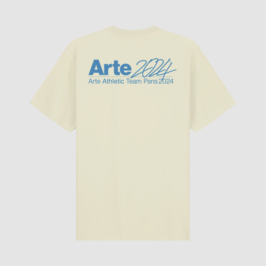 ARTE Antwerp Teo Back SS24 Tee Cream