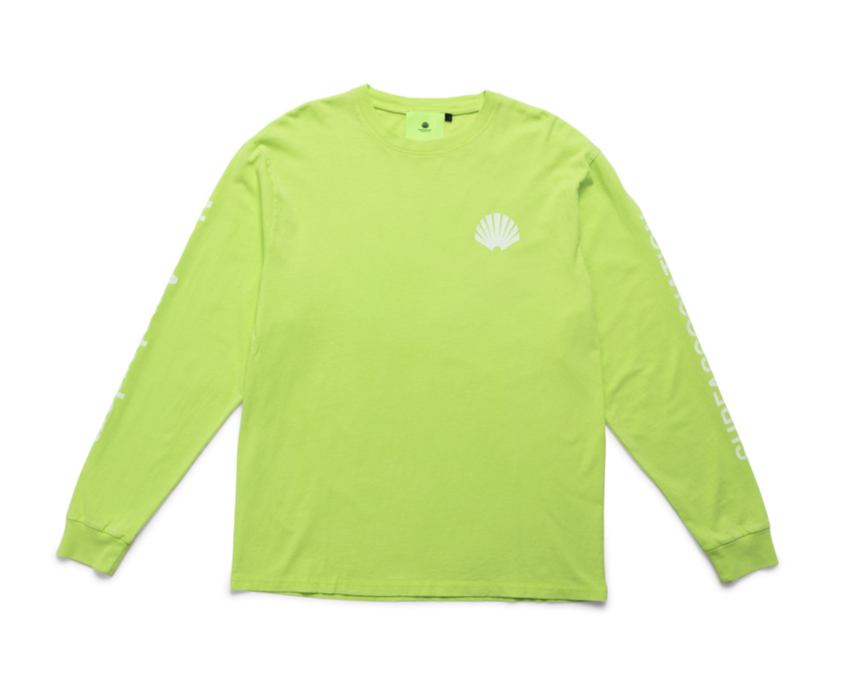 New Amsterdam Surf Association  Logo Longsleeve Sharp Green/White