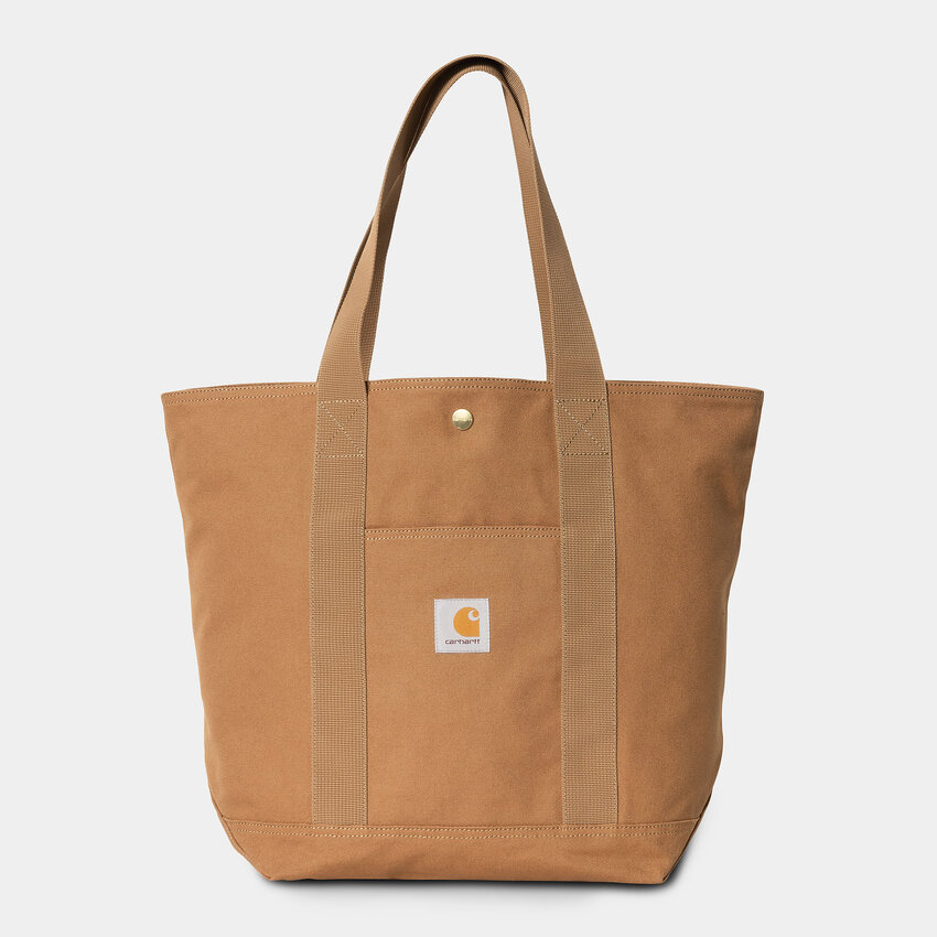 Carhartt WIP Canvas Tote Hamilton Brown