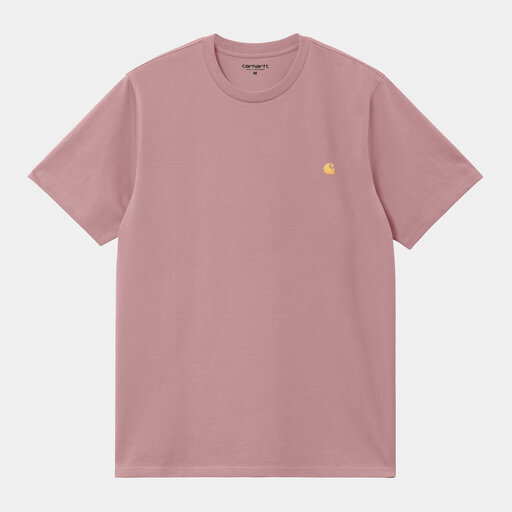 Carhartt WIP S/S Chase T-Shirt Glassy Pink/Gold