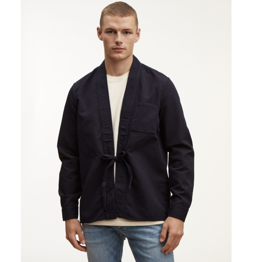 Denham Kimono Overshirt SF Indigo