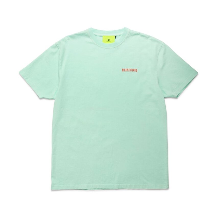 New Amsterdam Surf Association  NASA Tourist Tee Bleached Aqua