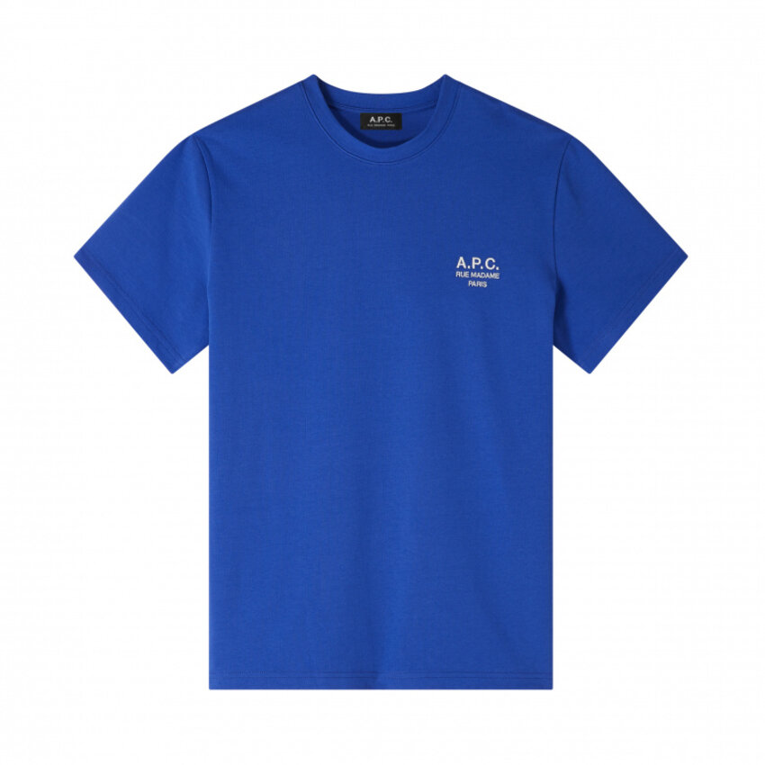 A.P.C. Paris Raymond T-shirt Blue/White