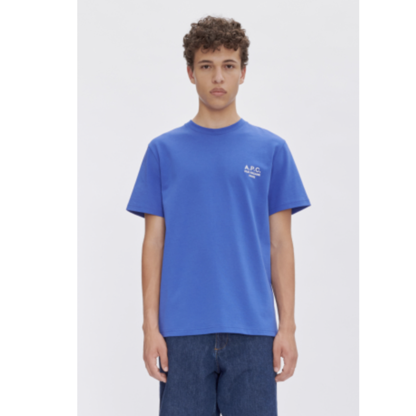 A.P.C. Paris Raymond T-shirt Blue/White