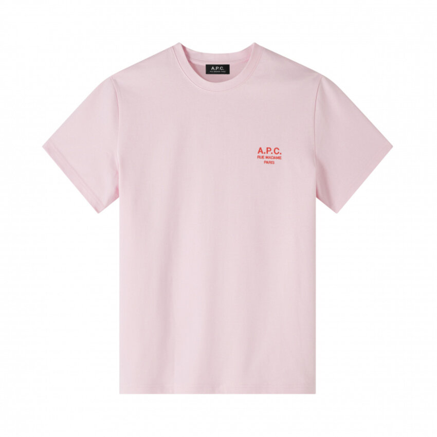 A.P.C. Paris Raymond T-Shirt Pink/Red