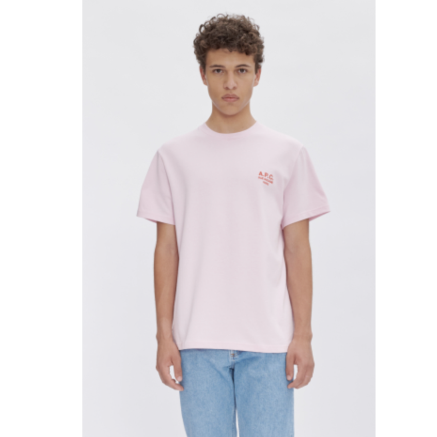 A.P.C. Paris Raymond T-Shirt Pink/Red