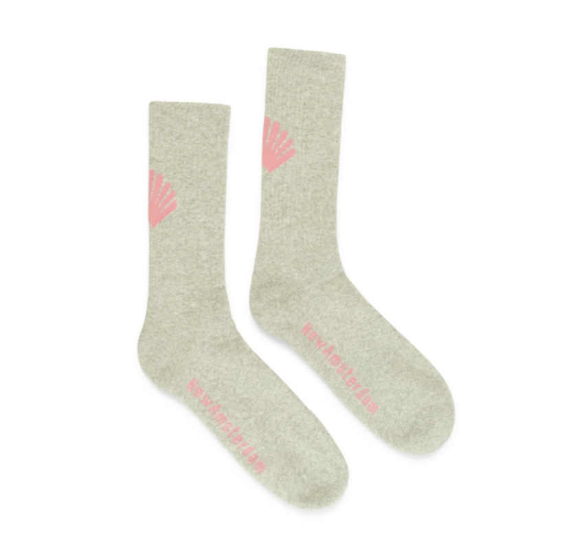 New Amsterdam Surf Association  Logo Socks Ash