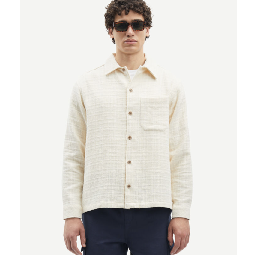 Samsoe//Samsoe Sacastor X C Overshirt 15136 Clear Cream