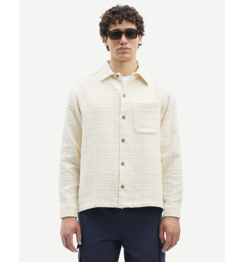 Samsoe//Samsoe Sacastor X C Overshirt 15136 Clear Cream