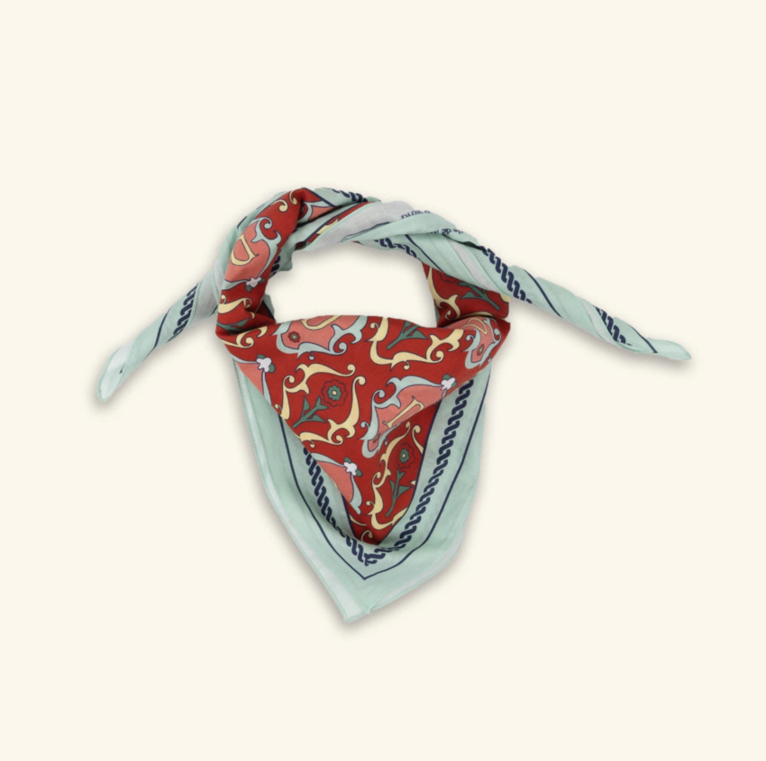 Drôle de Monsieur Ornaments Scarf Red