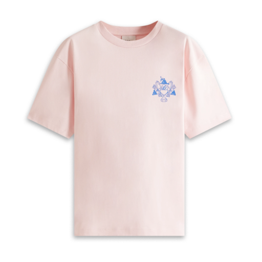 Drôle de Monsieur Coat of Arms Tee Pink