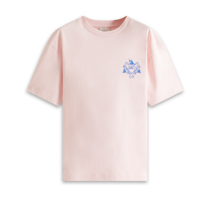 Drôle de Monsieur Coat of Arms Tee Pink