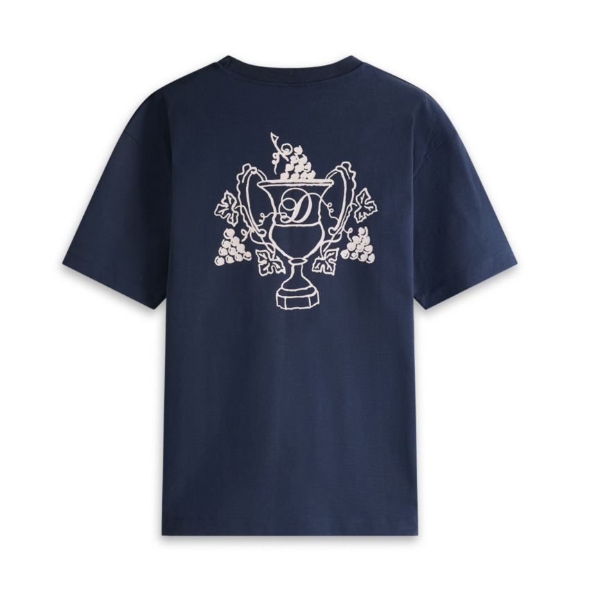 Drôle de Monsieur Coat of Arms Tee Midnight Blue