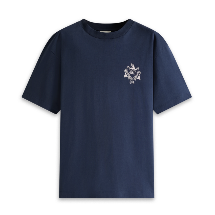 Drôle de Monsieur Coat of Arms Tee Midnight Blue