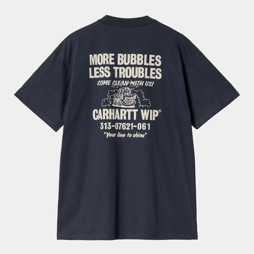Carhartt WIP S/S Less Troubles T-Shirt Blue