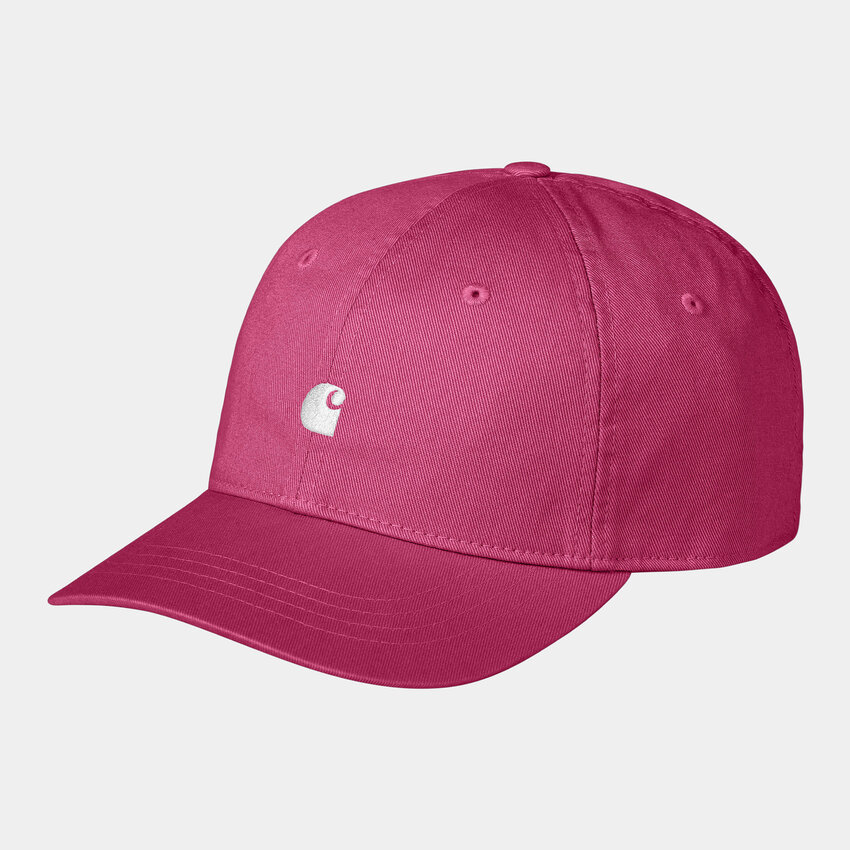 Carhartt WIP Madison Logo Cap Magenta/White