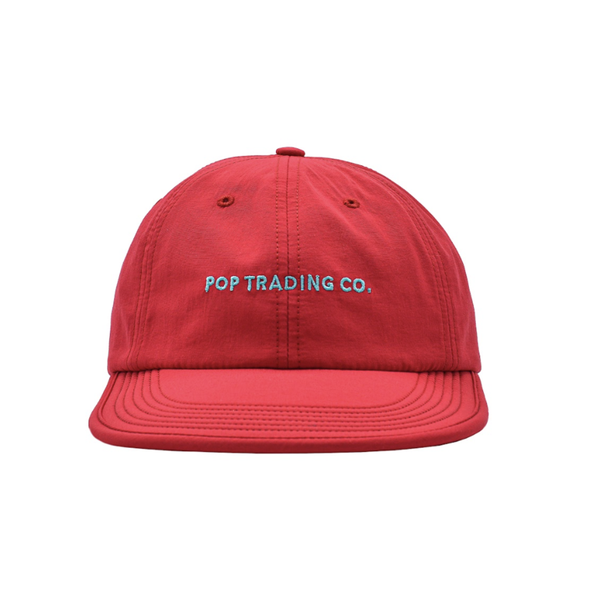 POP Trading Company Flexfoam Sixpanel Hat Rio Red/Peacock Green