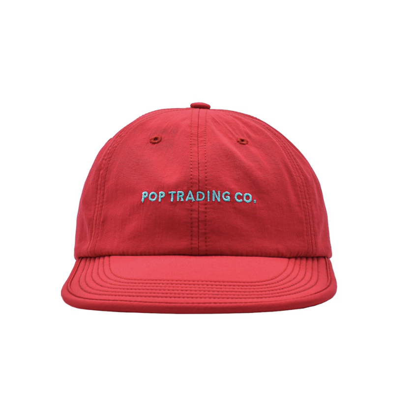 POP Trading Company Flexfoam Sixpanel Hat Rio Red/Peacock Green