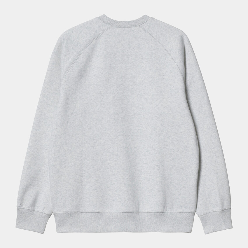 Carhartt WIP Chase Sweat Ash Heather/Gold