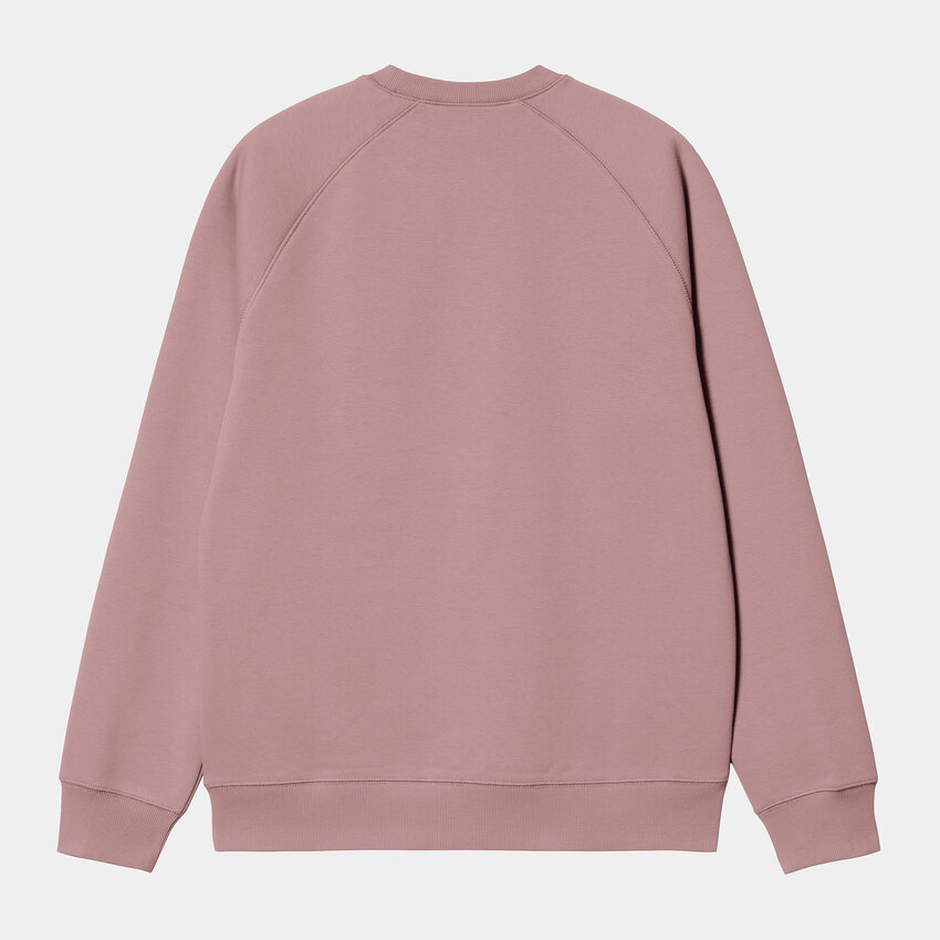 Carhartt WIP Chase Sweat Glassy Pink/Gold