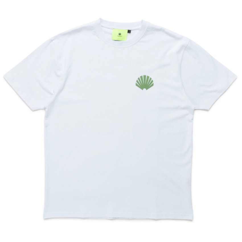 New Amsterdam Surf Association  Logo Tee White/Green