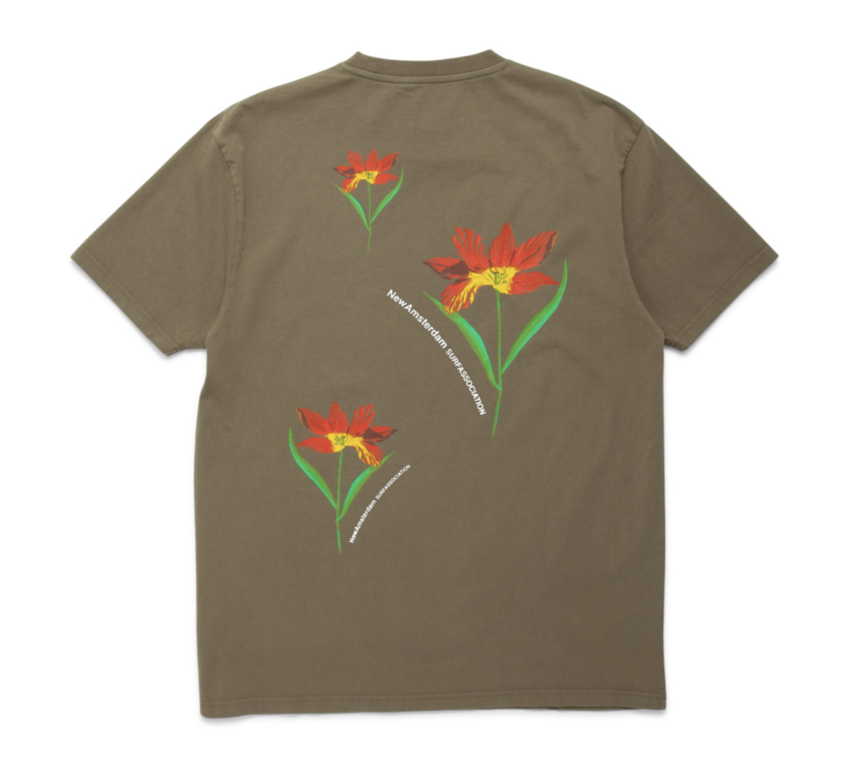 New Amsterdam Surf Association  Tulip Tee Fallen Rock