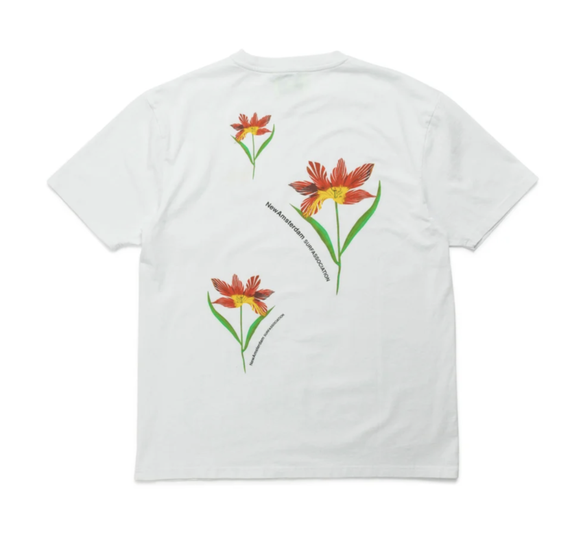 New Amsterdam Surf Association  Tulip Tee White