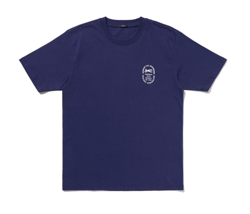 Denham Flora Reg Tee Patriot Blue