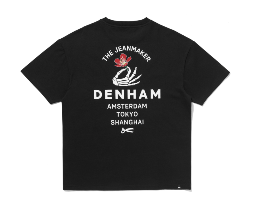 Denham Duke Boxy Tee Black