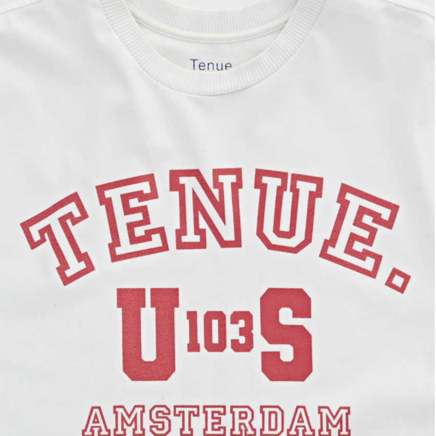 Tenue. Bruce US103 Logo Tee White