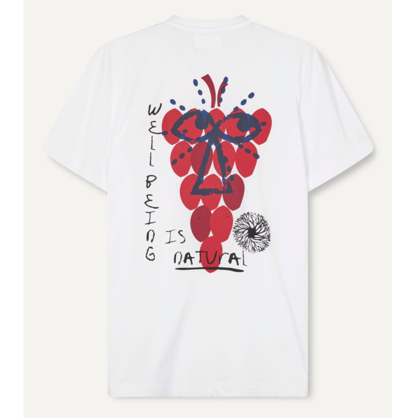 Libertine Libertine Beat Grape Tee 1868 White