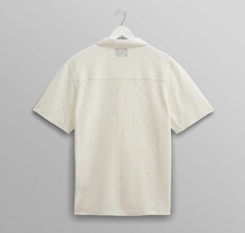 Didcot Shirt Corded Lace White