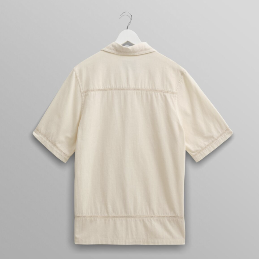 Wax London Newton Shirt Pintuck Shirt White