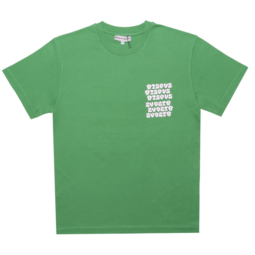 Bisous Skateboards Slime T-Shirt Kelly Green