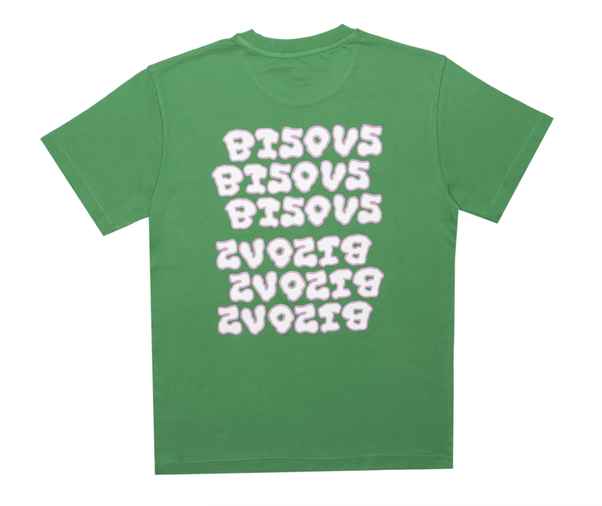 Bisous Skateboards Slime T-Shirt Kelly Green