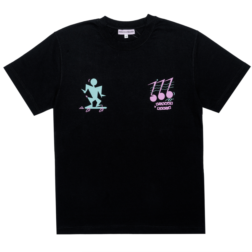 Radio Skate T-Shirt Black