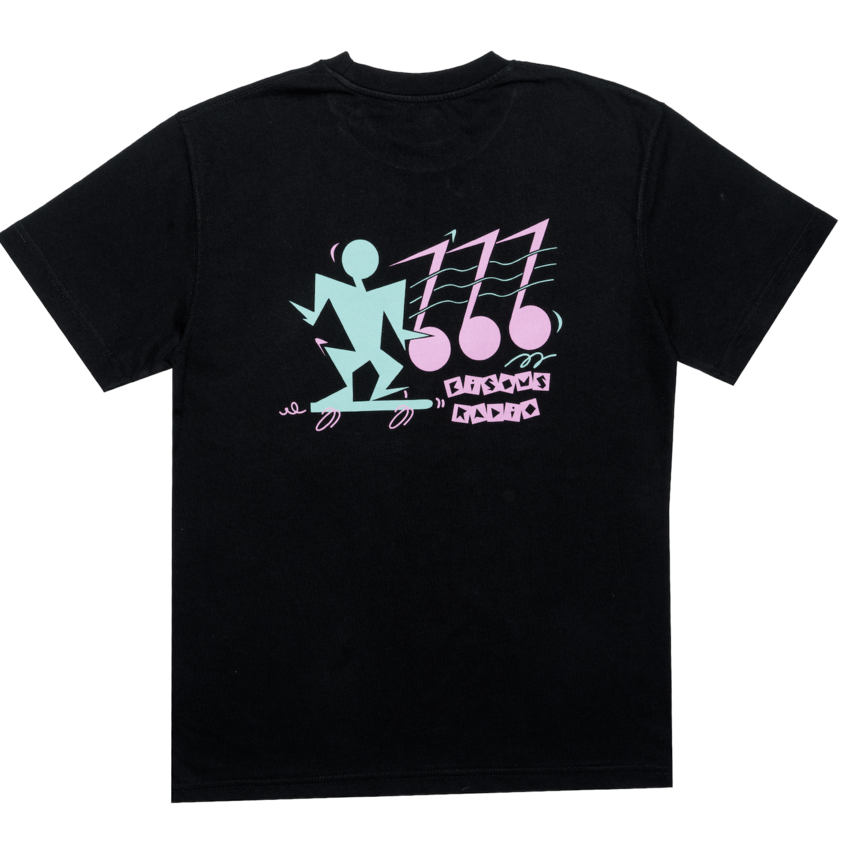 Radio Skate T-Shirt Black