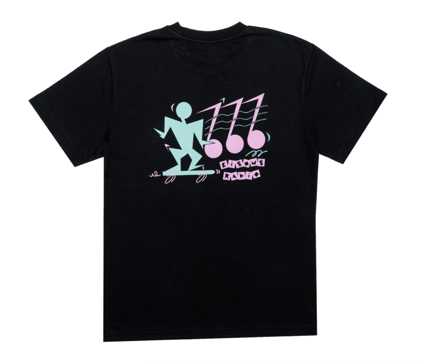 Radio Skate T-Shirt Black