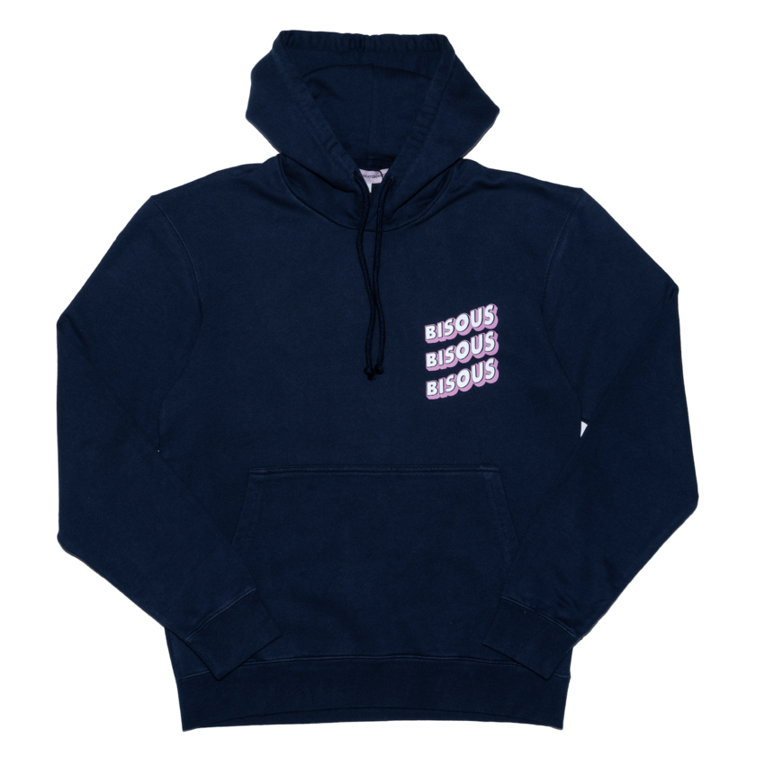 Bisous Skateboards Sonics Hoodie Navy