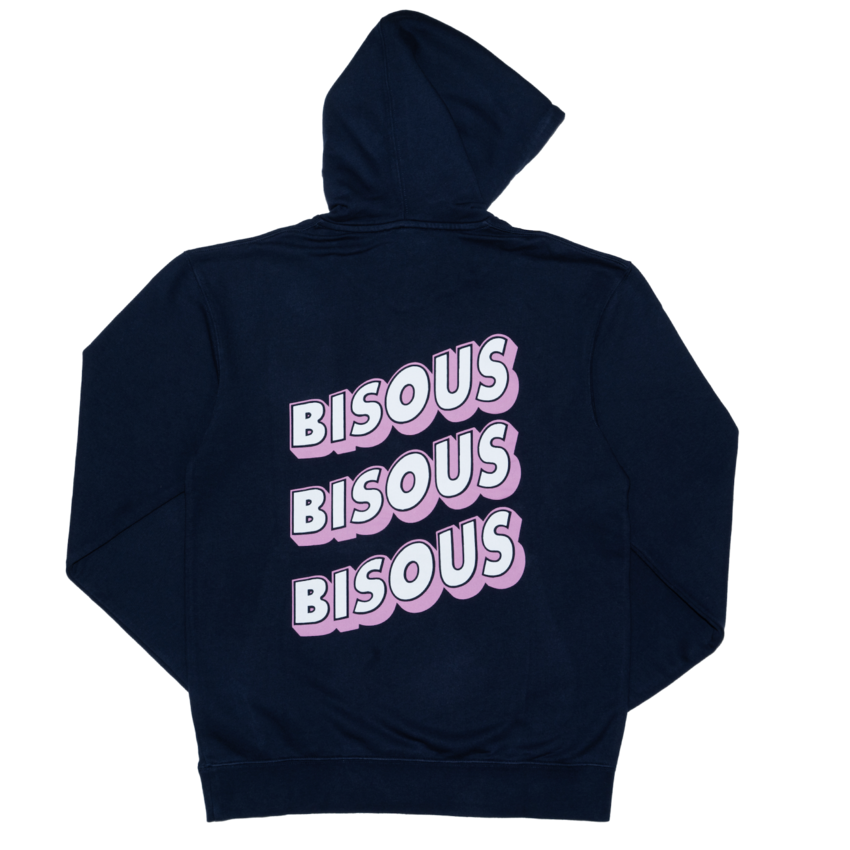 Bisous Skateboards Sonics Hoodie Navy